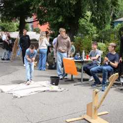 Schulfest der Zinzendorfschulen mit Blick in die Zukunft: Neue Sporthalle vorgestellt
