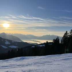 Siebtklässler der Realschule im Skischullandheim