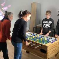 Spannendes Finale beim Tischkicker-Turnier