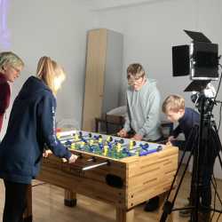 Spannendes Finale beim Tischkicker-Turnier