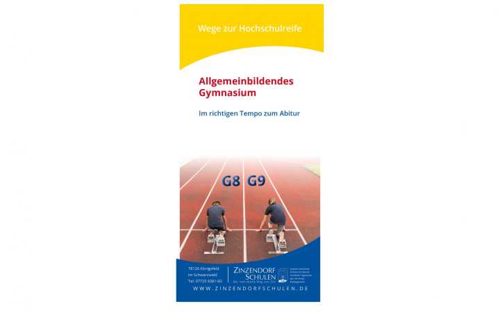 Imagebroschüre der Zinzendorfschulen
