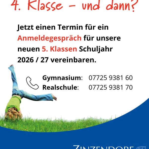 Anmeldegespräche für die neuen 5. Klassen laufen
