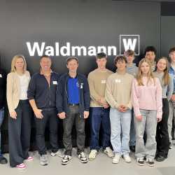 WG1 zu Besuch bei der Herbert Waldmann GmbH & Co. KG in Schwenningen