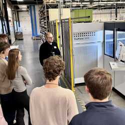 WG1 zu Besuch bei der Herbert Waldmann GmbH & Co. KG in Schwenningen