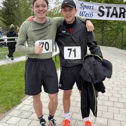 Rund zwei Dutzend Zinzendörfler starten beim Sport Weiß Lauf