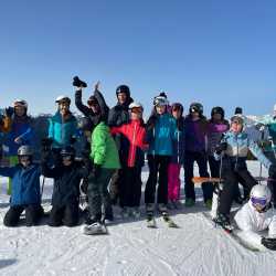 Siebtklässler des Gymnasiums im Skischullandheim