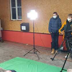 Interview-Training der Film-AG