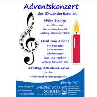 Zinzendorfschulen laden zum Adventskonzert