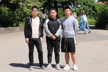 Chinesische Schüler bestehen ihr Abitur
