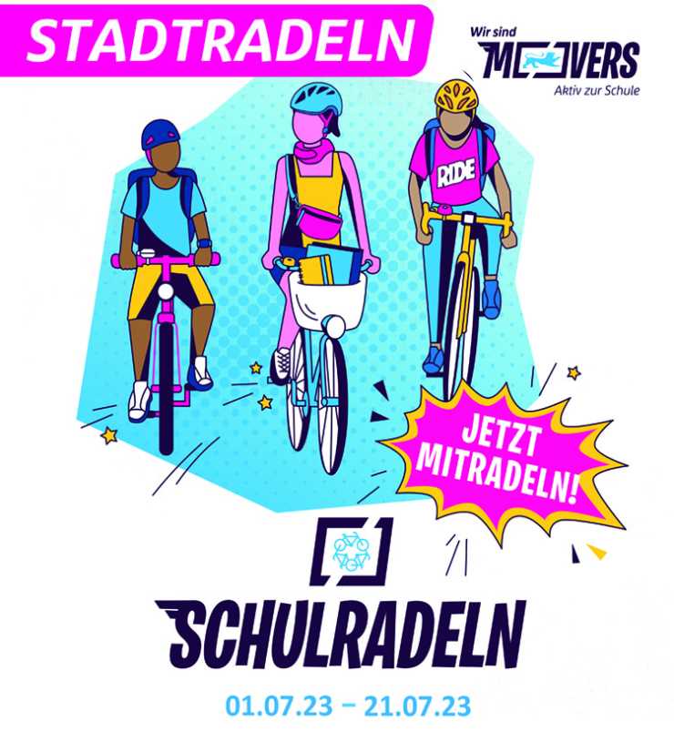 Schulradeln 2023 - Team Zinzendorfschulen Königsfeld