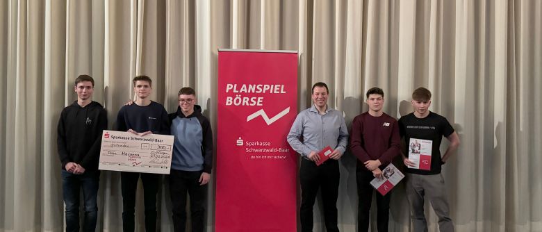 Zwei erste und ein zweiter Platz beim Planspiel Börse