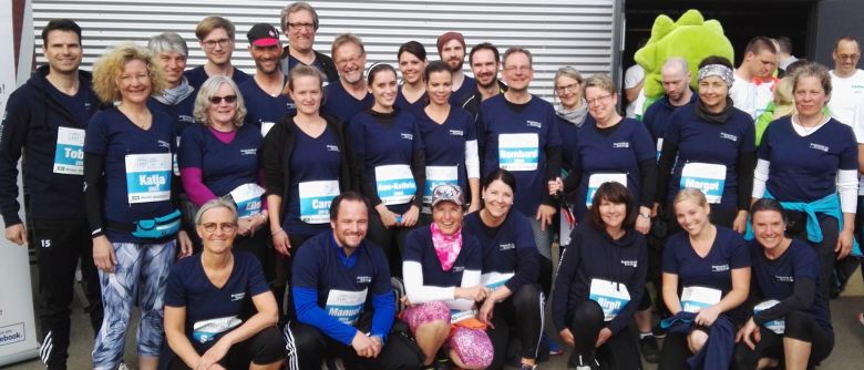 Fast 30 Mitarbeiter beim ersten Firmenlauf mit dabei