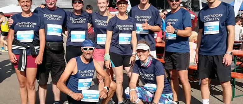 Spaß gehabt &, Teamgeist gestärkt: Zinzendorf-Läufer*innen beim Firmenlauf