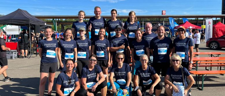 Tapfere Teilnehmer trotzen beim Firmenlauf der Hitze