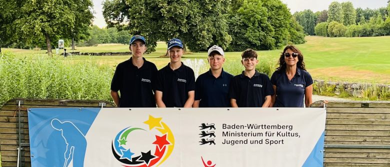 Linus Strohof, Nico Süß, Raik Lottbrein, Christian Trunz erreichten im Landesfinale einen hervorragenden 4. Platz.