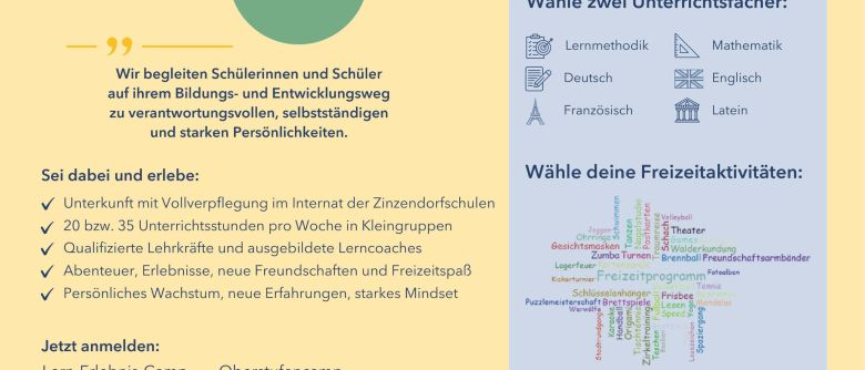 Sommer-Camp zu Gast im Zinzendorfinternat