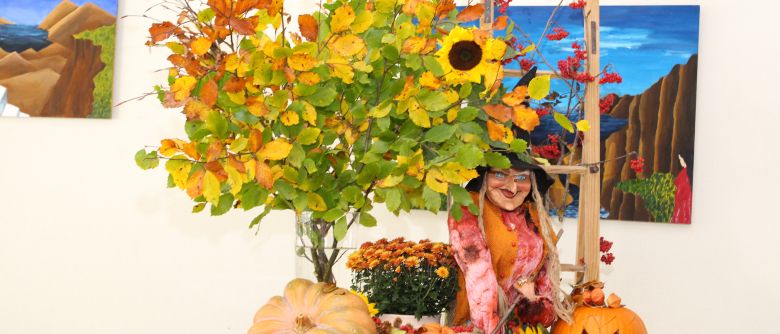 Toll dekorierte Mensa zur Herbstfestwoche