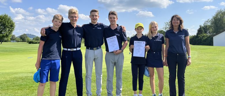 Jugend trainiert: Zinzendorf-Golf-Teams landesweit auf Platz 3