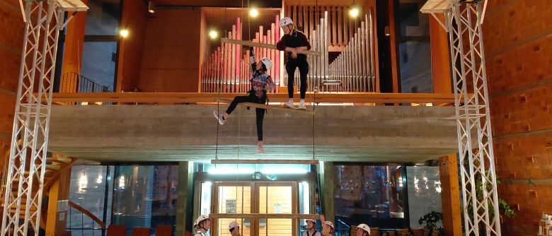 Kletter-AG besucht die Kletterkirche in Bad Dürrheim