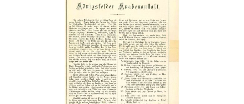 Königsfelder Gruß ab 1899 jetzt online