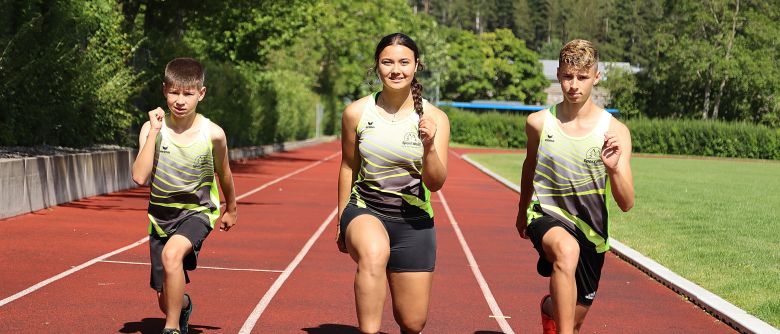 Drei vielversprechende Talente bereichern die Leichtathletik-AG der Zinzendorfschulen 