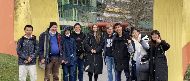 Erster Platz beim Tag der Mathematik für Yangjun Wang