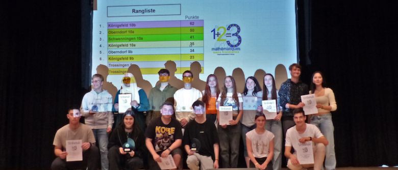 Grandioser Sieg der 10b im Mathe-Wettbewerb