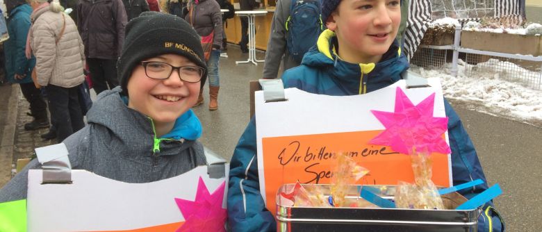 Schüler und Mitarbeiter spenden für verschiedene Projekte