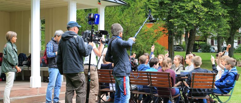 Spannende Dreharbeiten in Königsfeld