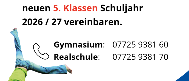 Anmeldegespräche für die neuen 5. Klassen laufen