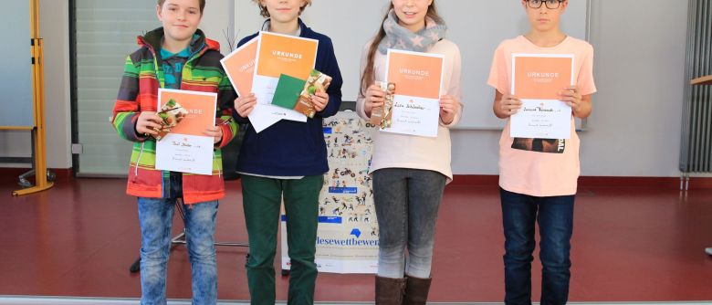 Emil (6c) gewinnt Vorlesewettbewerb