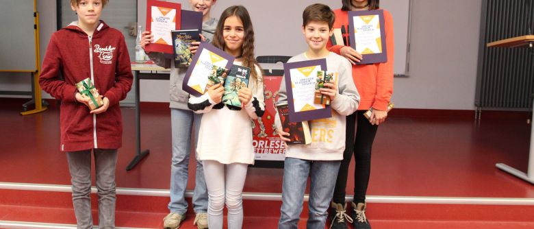 Sophia (6b) gewinnt Vorlesewettbewerb