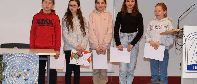 Eline Ruf (6c) gewinnt Vorlesewettbewerb