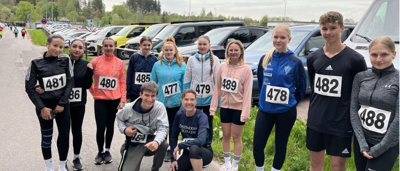 Rund zwei Dutzend Zinzendörfler starten beim Sport Weiß Lauf