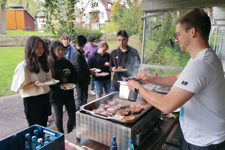 Grillfest vor den Pfingstferien