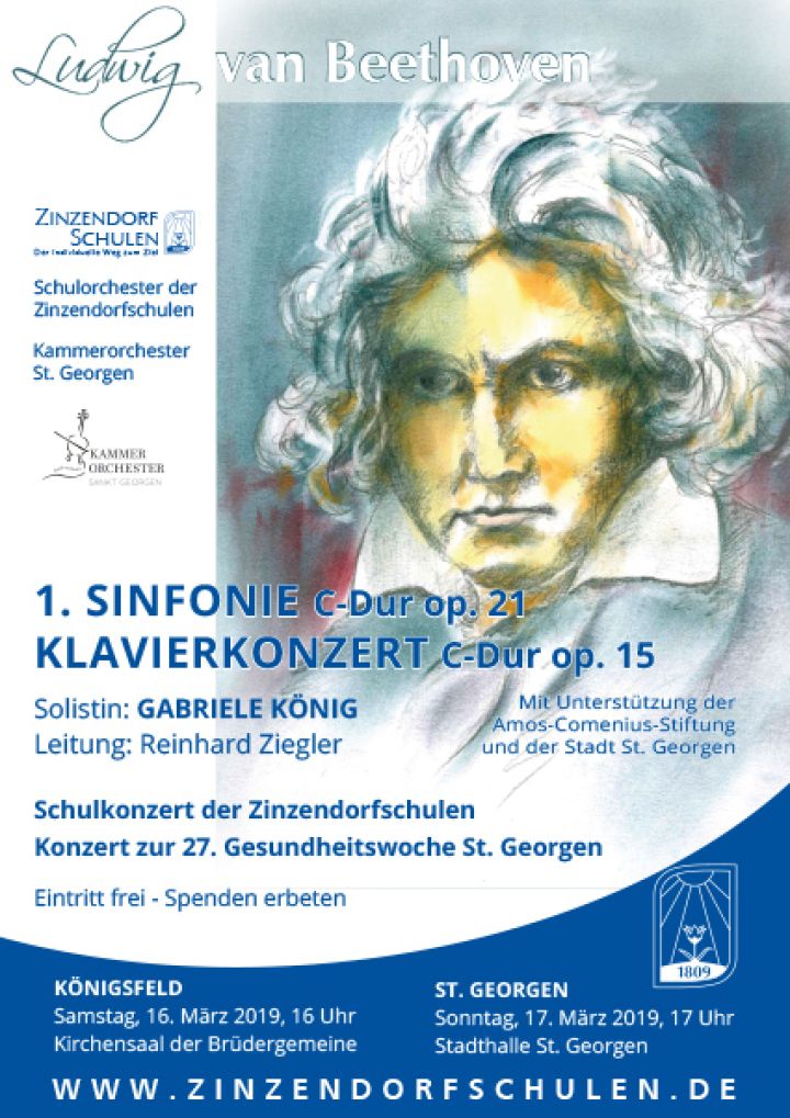 Schulorchester laden zum großen Beethovenkonzert