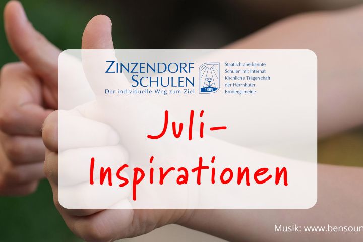 Inspirationen zum Juli mit Br. Hofmann