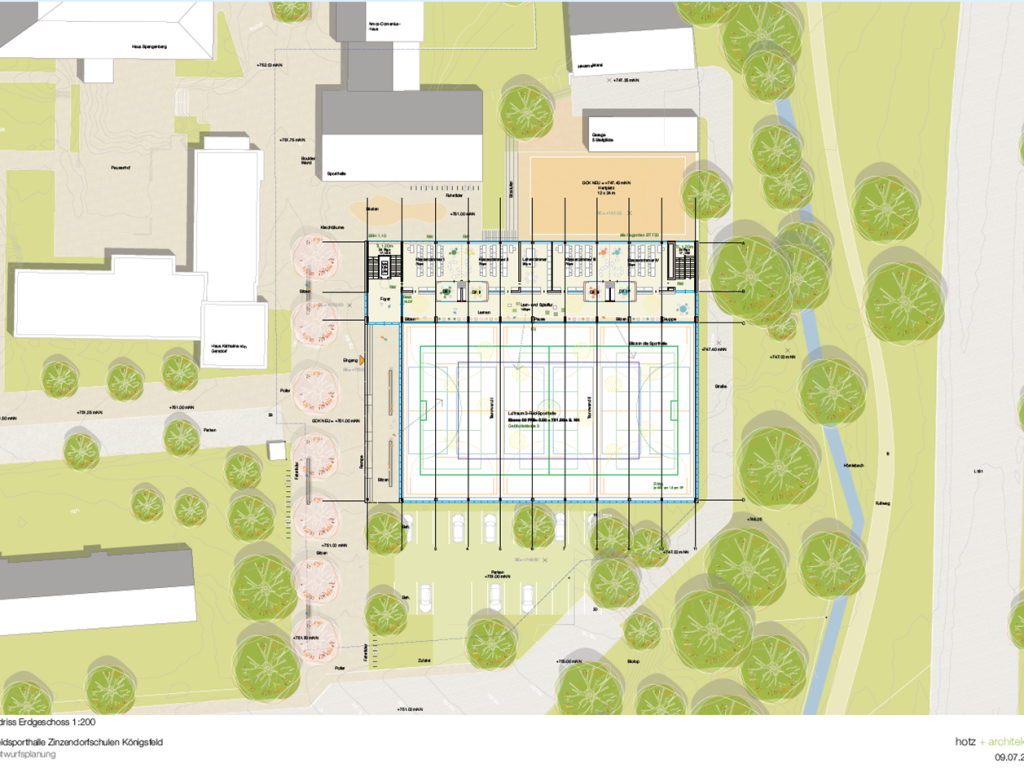 Neubau Sportcampus