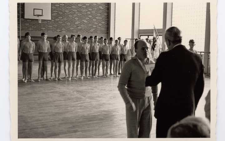 Einweihung der Sporthalle 1956